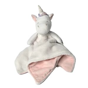 Carters Unicorn Security Blanket 2018 White Pink Baby Girl Lovey Paci Holder